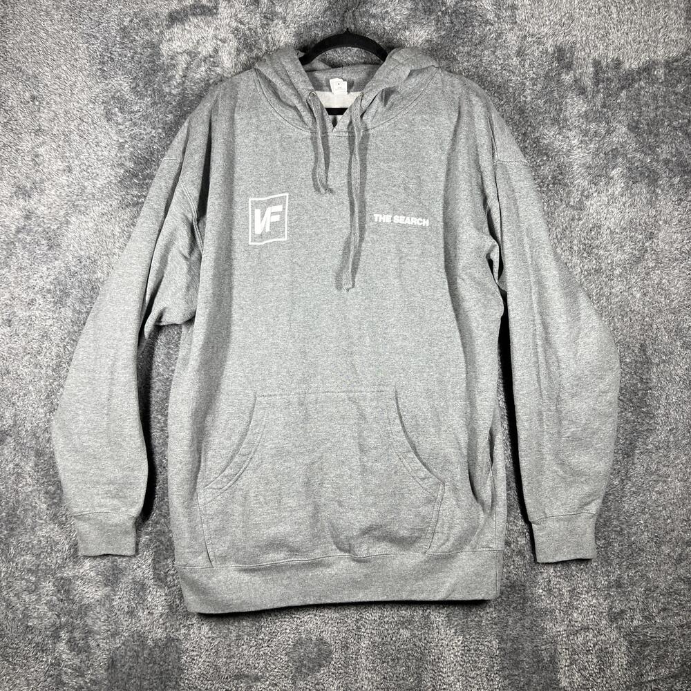Independent Trading Company Hoodie Mens 2XL Gray Pullover Hooded Pockets